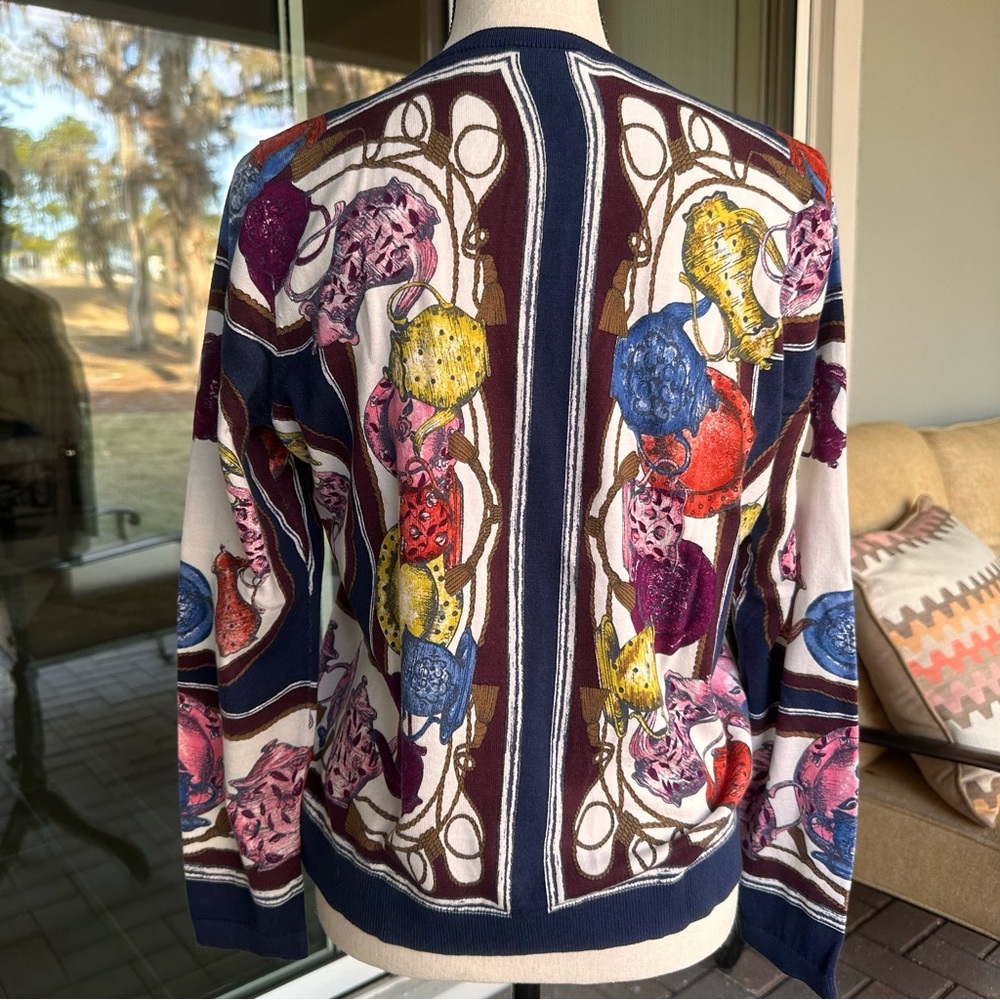 Talbots Multicolor Patterned Women's Cardigan - image 3